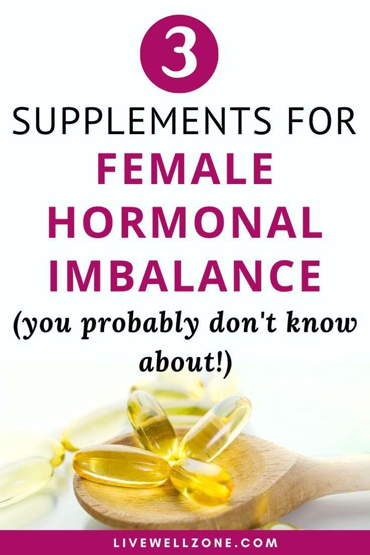 3 Supplements For Female Hormonal Imbalance (you probably ...