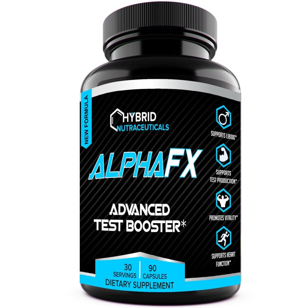 AlphaFX Testosterone Booster, Estrogen Blocker Supplement for Men with ...