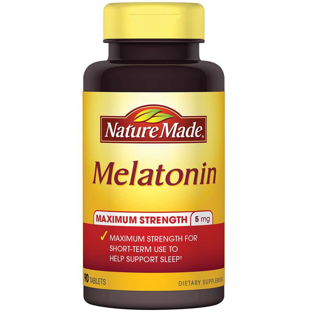 Amazon.com: Nature Made Melatonin Tablets, 5 Mg, 90 Count ...