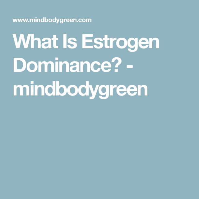 Are Your Estrogen Levels Off? Here