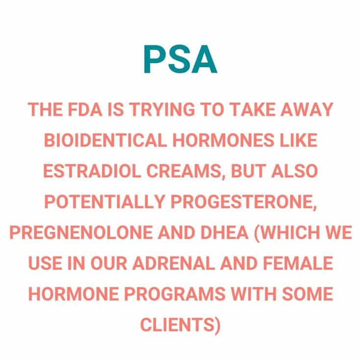 â ï¸?The FDA is trying to take away bioidentical hormones like estradiol ...