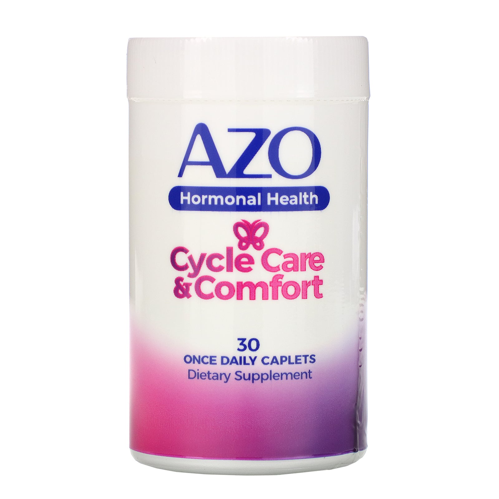 Azo, Hormonal Health, Cycle Care &  Comfort, 30 Once Daily Caplets