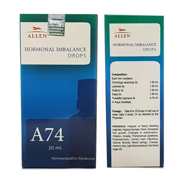 Buy Allen A74 Hormonal Imbalance Drops 30 ml online at best price ...