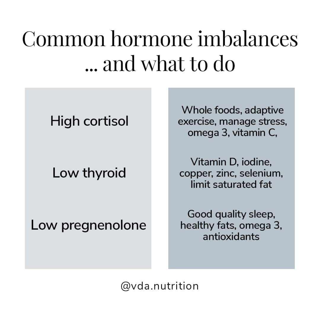 Common hormone imbalances... and what to do