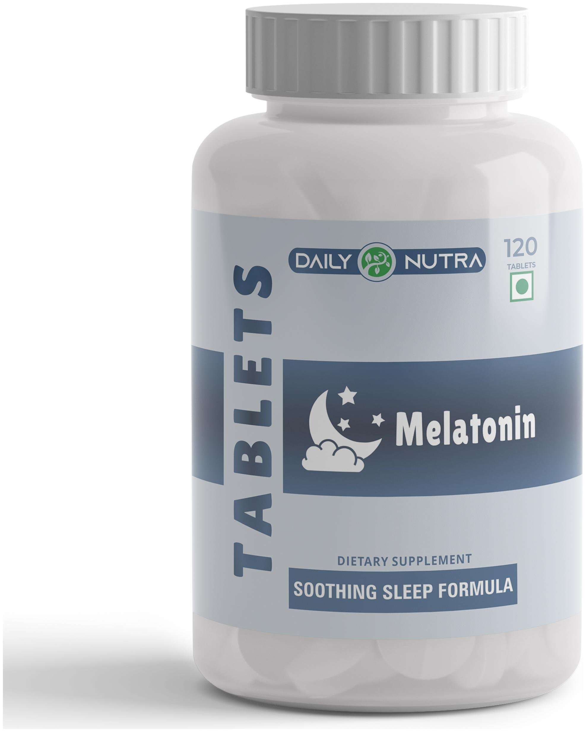 Daily Nutra Melatonin 10 mg Improve Deep Sleep 120 Tablets ...