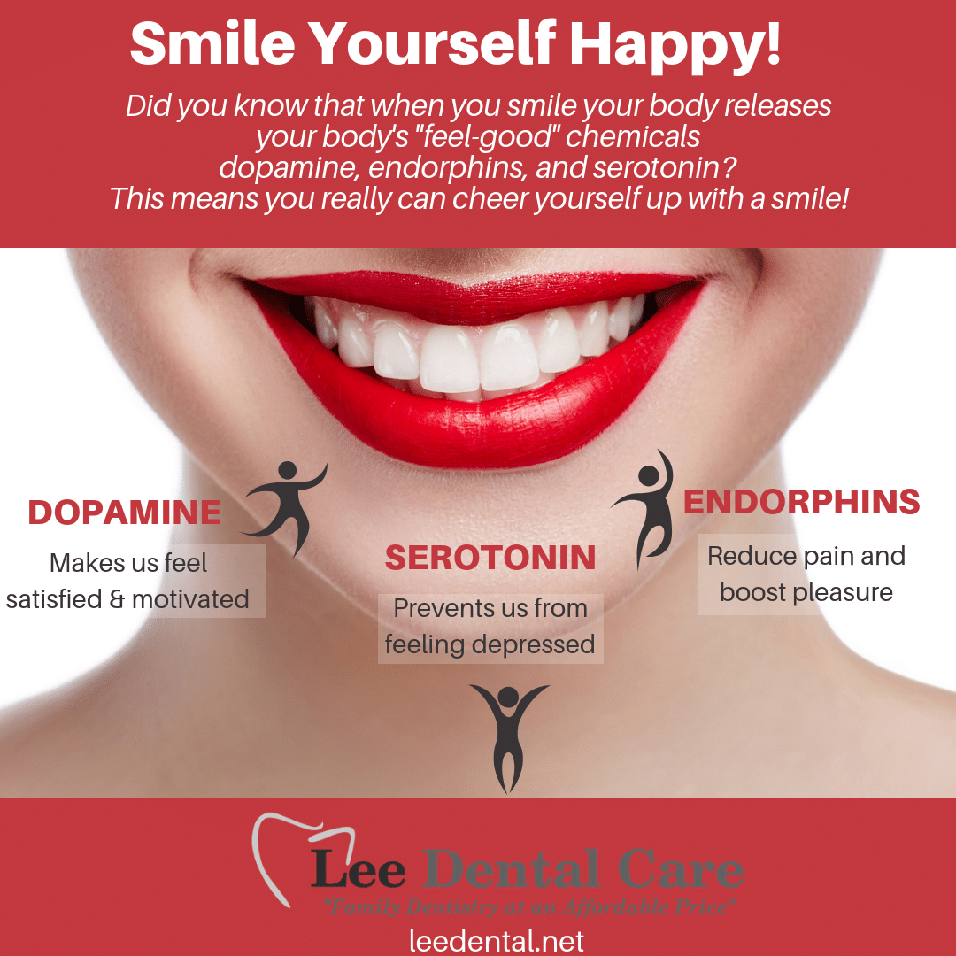 Did you know that smiling releases hormones that can improve your mood ...