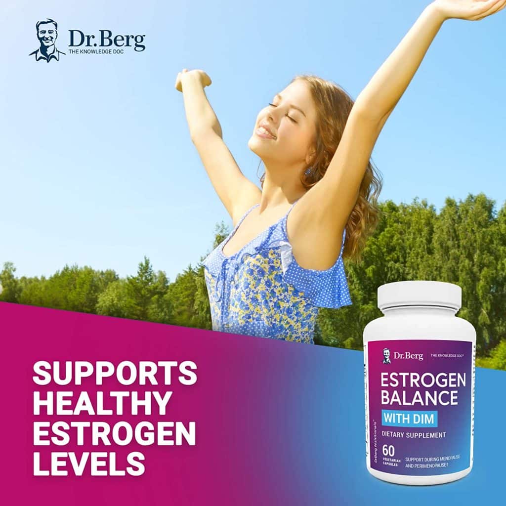 Dr. Bergs Estrogen Balance with DIM Diindolylmethane/Promotes Healthy ...