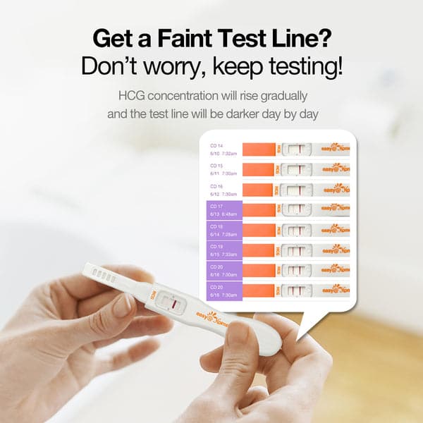 Easy@Home 5 Pregnancy Tests (HCG) Midstream Sticks  Easy@Home Fertility
