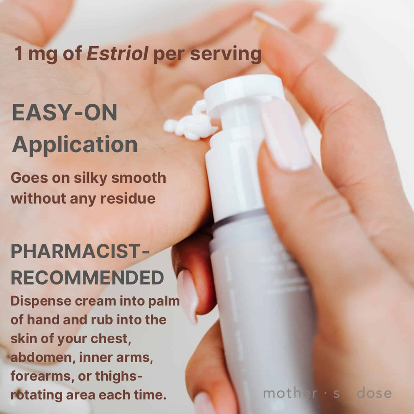 Estrogen Estriol Cream Bioidentical Estrogen for Optimal