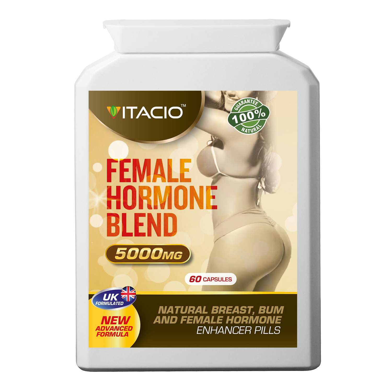 Female Hormone Blend 5000mg Natural Female Hormone Enhancement 60 Pills ...