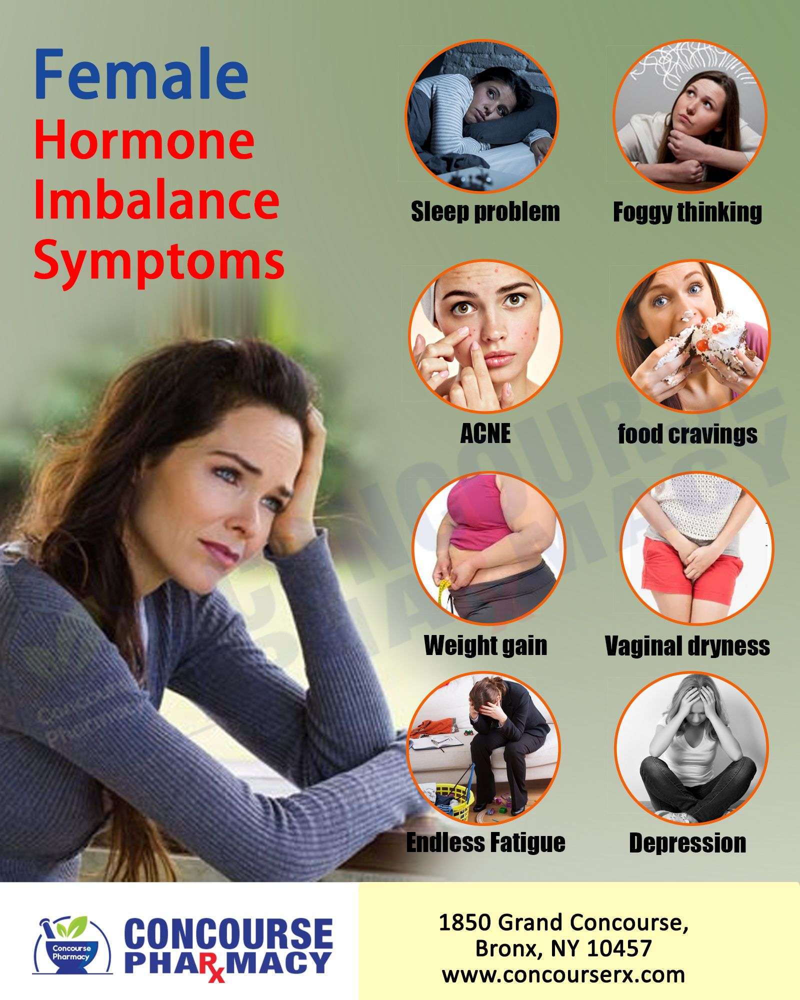 Female Hormone Imbalance Symptoms (With images)