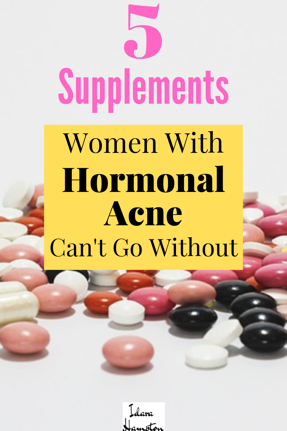Get rid of hormonal acne with these five superstar supplements. # ...