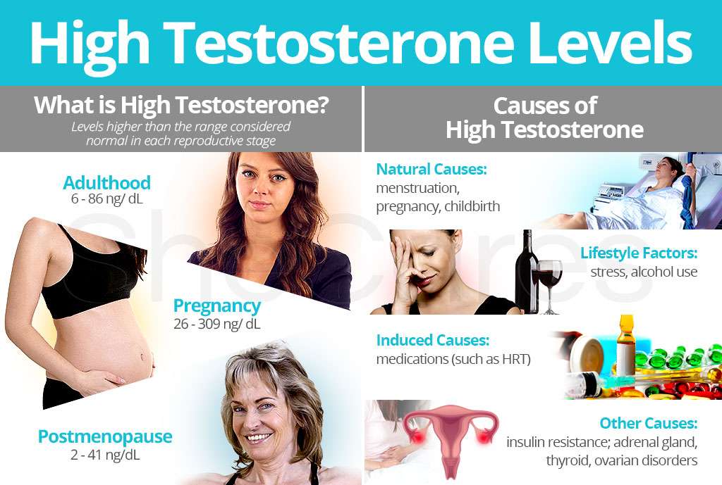 High Testosterone Levels: About and Causes
