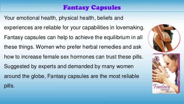 How to Increase Female Sex Hormones Naturally With Natural Pills
