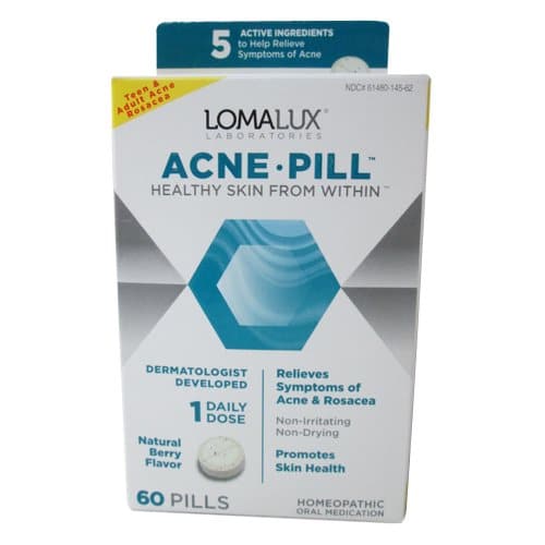 Lomalux Laboratories Acne Pill Homeopathic Oral Medication Pills, 60 Ea ...