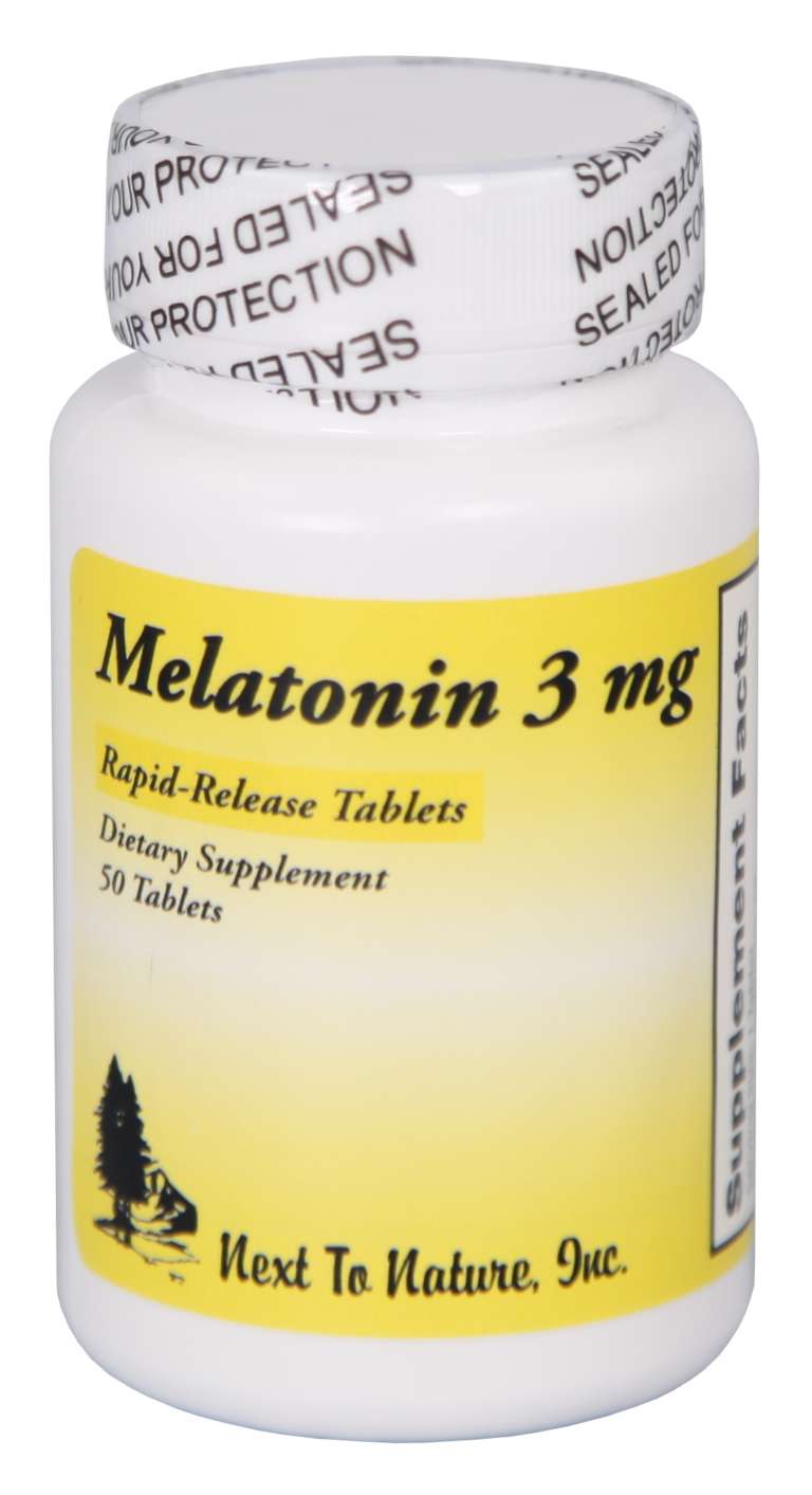 Melatonin 3 mg â Next to Nature Nutrition