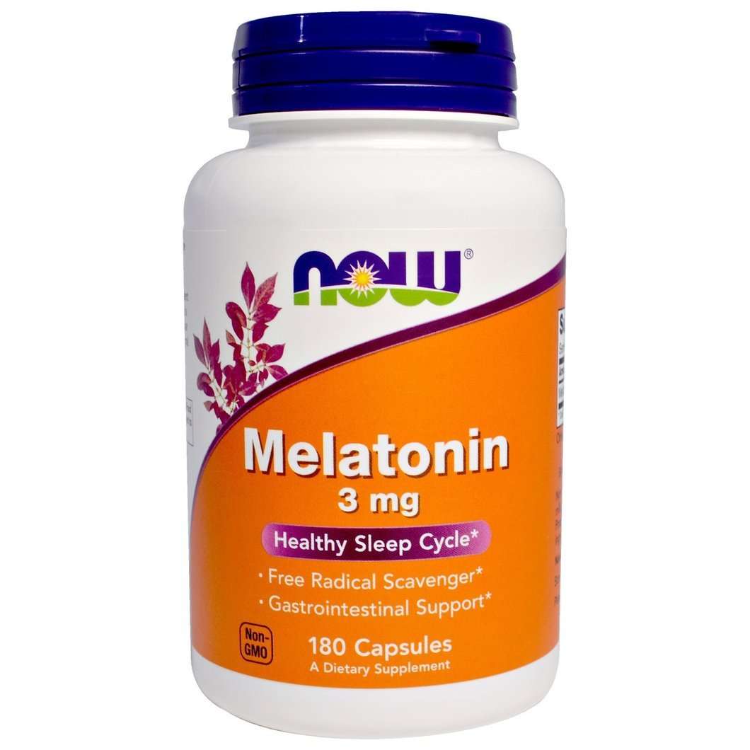 Melatonin Now Foods 3 mg, 180 Capsules Australia ...