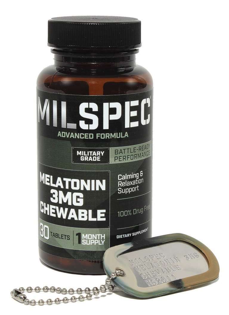 MilSpec Mens Melatonin, Calming &  Relaxing Support for ...