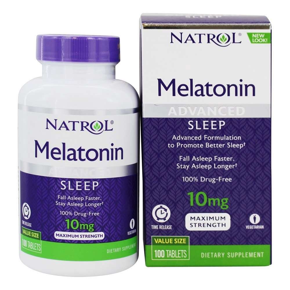 Natrol Advanced Sleep Melatonin Time Released Capsules ...