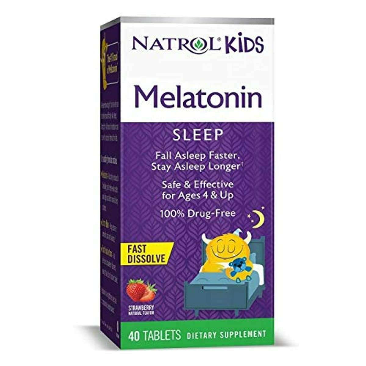 Natrol Kids Melatonin Fast Dissolve Tablets, Helps You ...