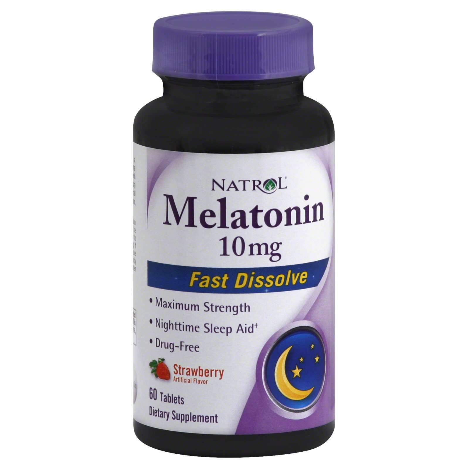Natrol Melatonin Fast Dissolve, 10 mg, 60 Tablets