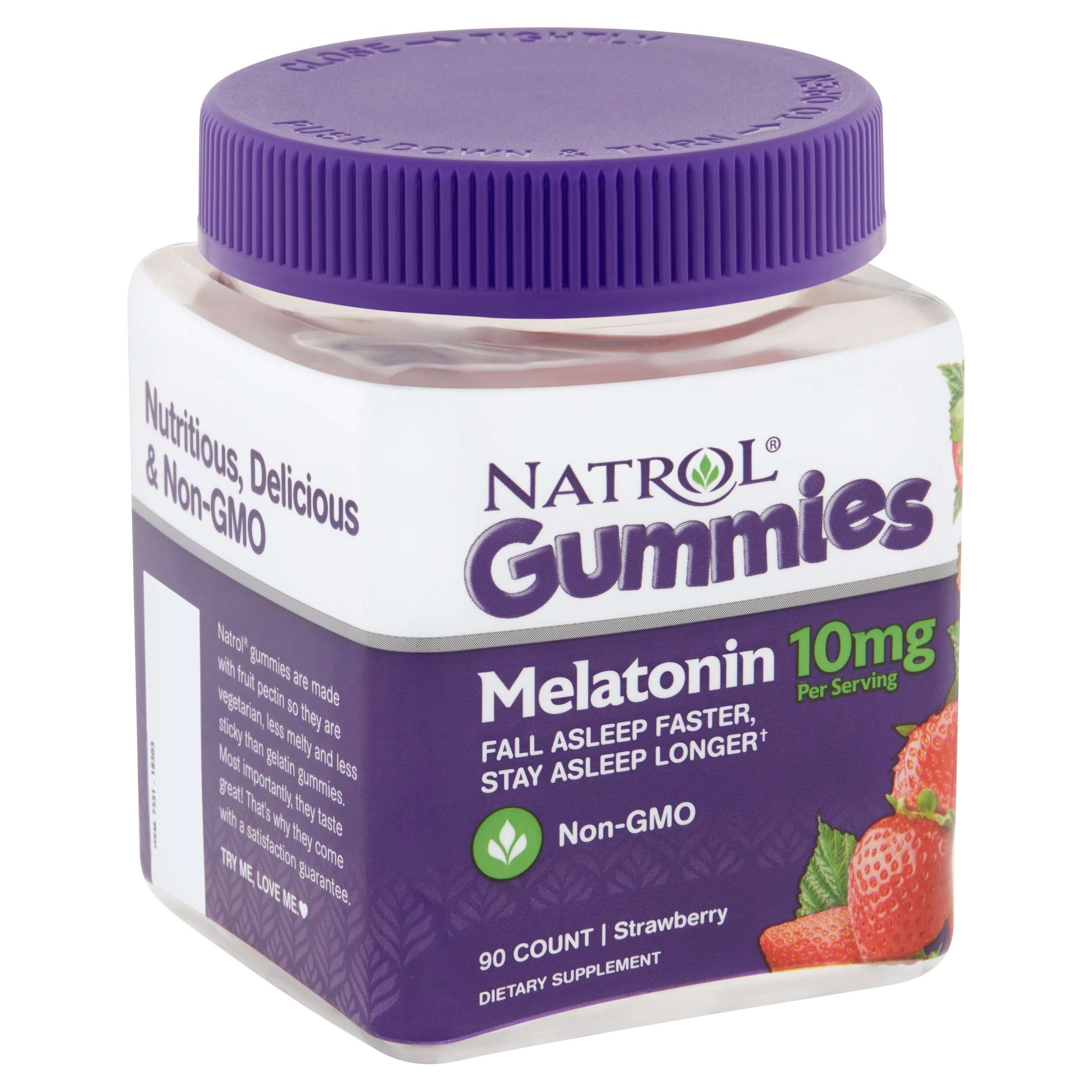 Natrol Strawberry Melatonin Gummies, 10 mg, 90 count ...