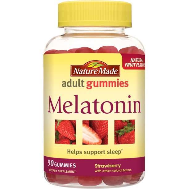 Nature Made Melatonin Adult Gummies, 2.5 mg, 90 Count ...