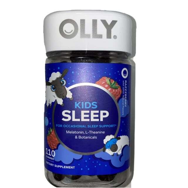 Olly Kids Sleep Gummies Supplement With Melatonin and L ...