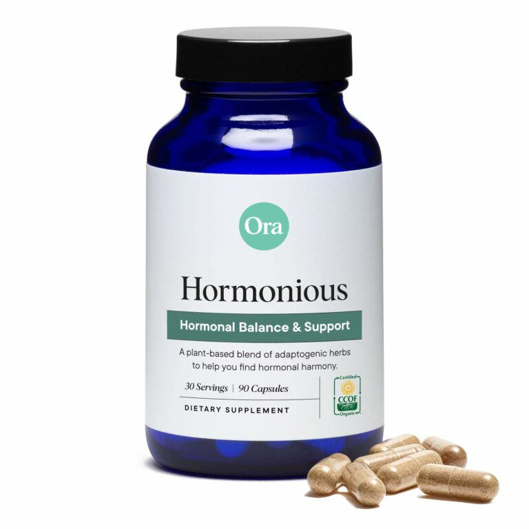Ora Organic Natural Hormone Balance for Women  Vegan Hormonal Acne ...