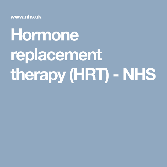 Pin on Hormone Replacement Therapy for Women