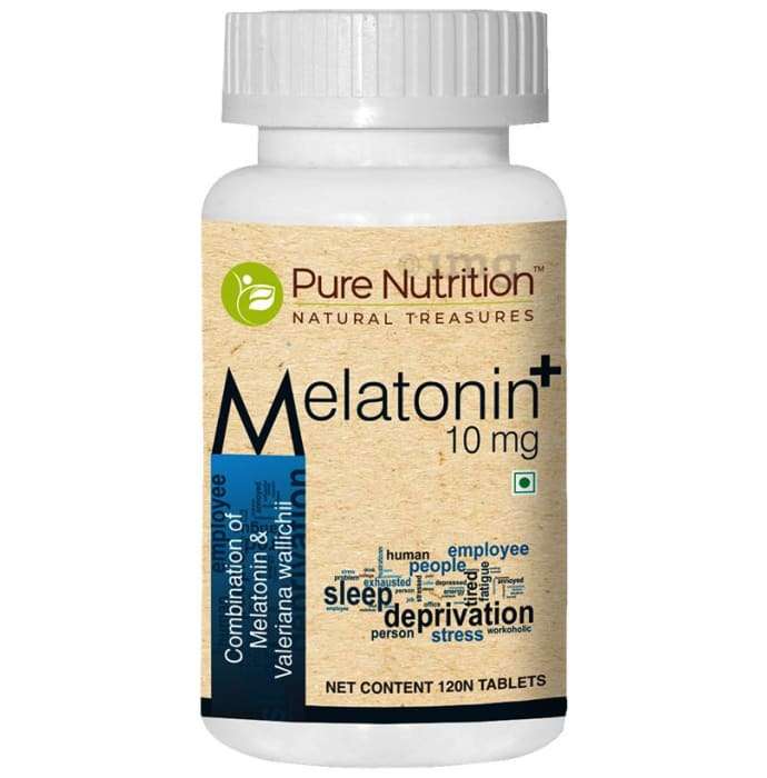 Pure Nutrition Melatonin Plus 10mg Tablet: Buy bottle of ...