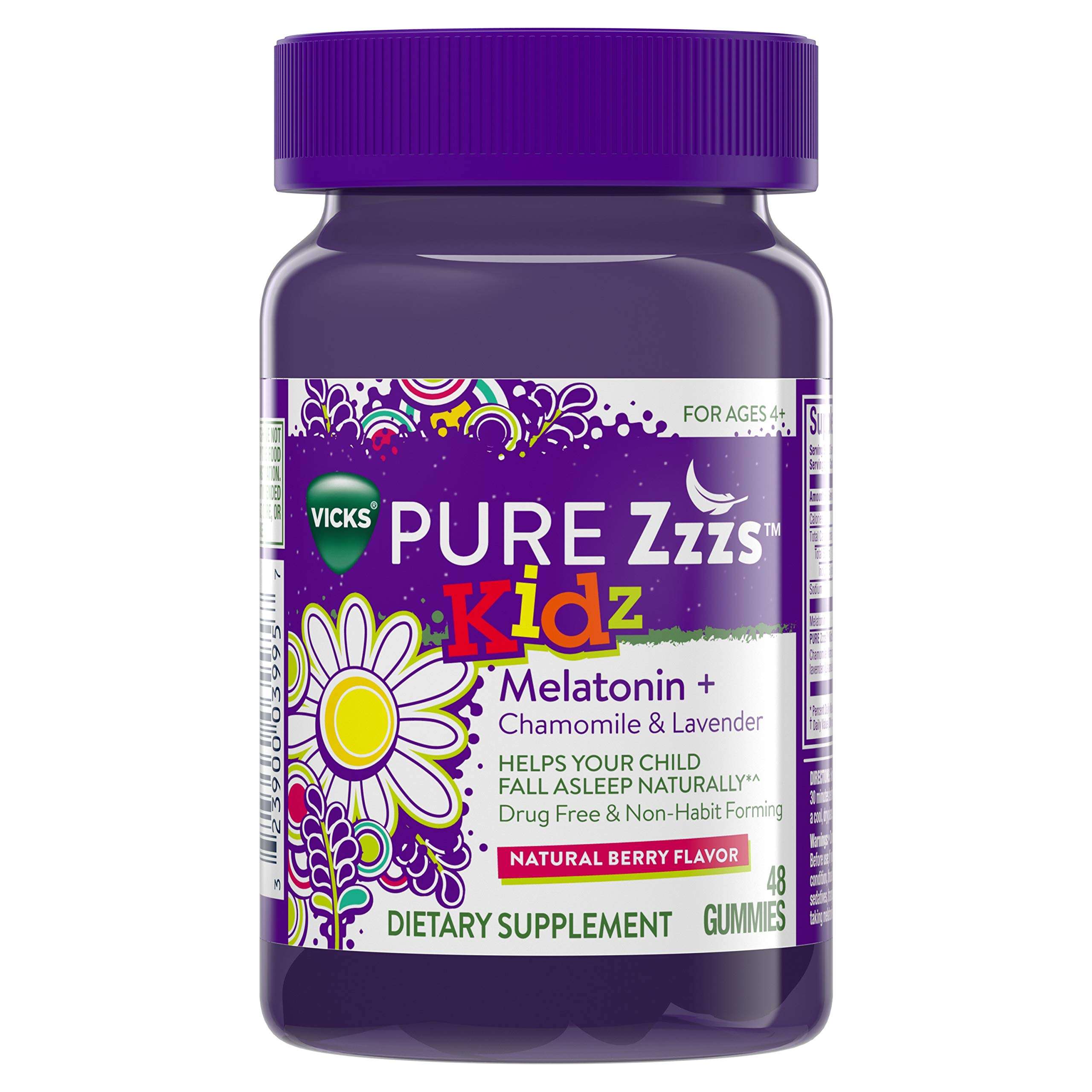 Pure Zzzs Kidz Melatonin Lavender & Chamomile Sleep Aid ...