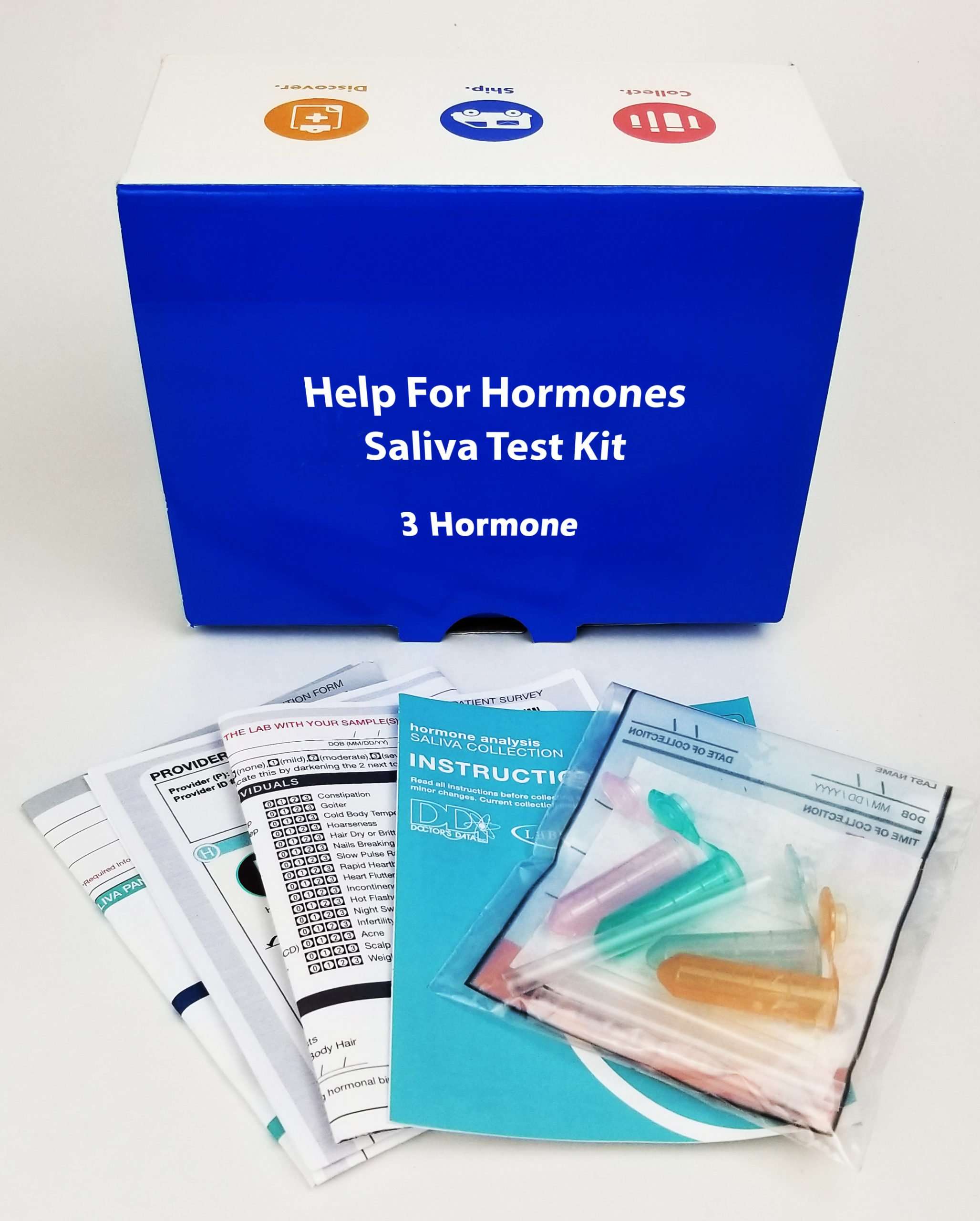 Saliva Test Kit (3 Hormone Test)