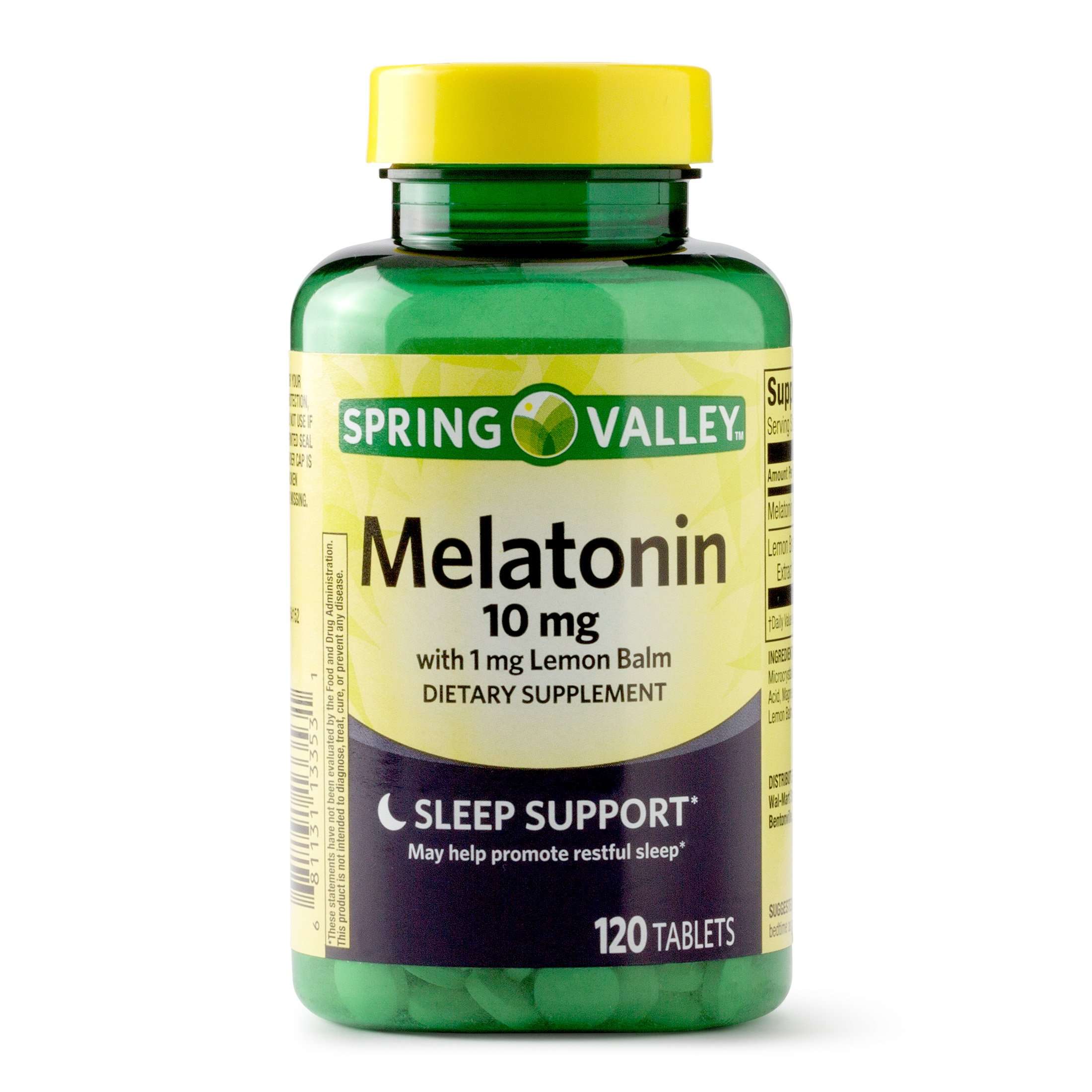 Spring Valley Melatonin Tablets, 10mg, 120 Count