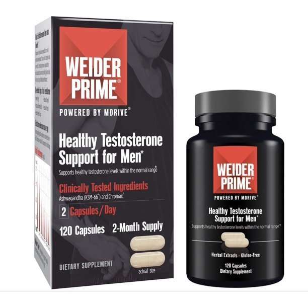 Weider Prime Testosterone Supplement for Men, Healthy ...